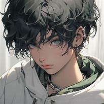 Image result for Anime Boy with Green Eyes