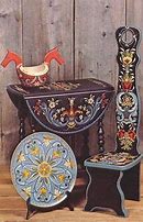 Image result for Rosemaling Furniture