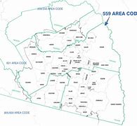 Image result for 559 Area Code Map