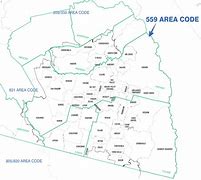 Image result for 559 Area Code Map