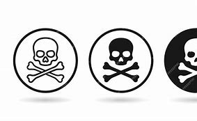 Image result for Skull Warning Sign and Cross Bonemeaning