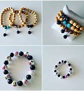 Image result for Stretch Bracelets with Personalized Charms