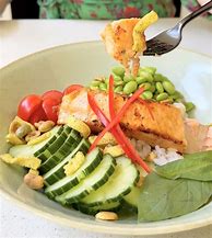 Image result for Miso Salmon Edamame Rice Bowl