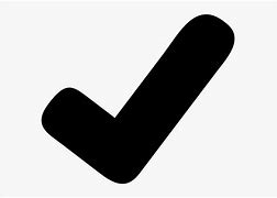 Image result for Black Check Mark Symbol Clip Art