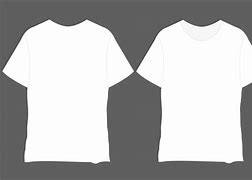 Image result for White Mock Up Shirt Front and Back