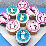 Image result for Penguin Cupcake Toppers