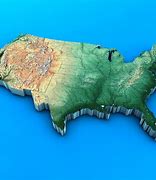 Image result for 3D Labled United States Map