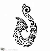 Image result for Maori Fish Hook Tattoo