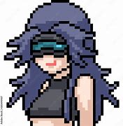 Image result for Anime Girl Pixel Art Templates