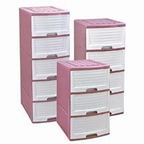 Image result for Plastic Storage Cabinet with Drawers