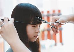 Image result for Lady Cutting Hair