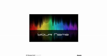 Image result for DJ Calling Card