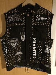 Image result for Studded Punk Vest