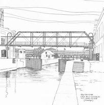 Image result for Basic Drawing of Canal