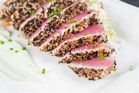 Image result for Sesame Wasabi Encrusted Tuna