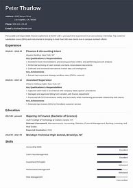 Image result for Internship Resume Template