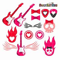 Image result for Rock On Stylized Clip Art