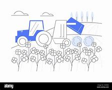 Image result for Cotton Harvesting Machine Vector