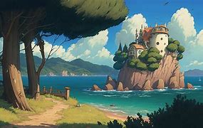 Image result for Ghibli Landscape