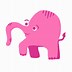 Image result for Cute Pink Elephant Clip Art