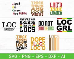 Image result for Locs On Fleek SVG