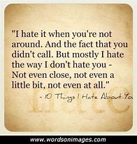 Image result for I Hate Love Quotes