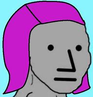 Image result for NPC Wojak Face