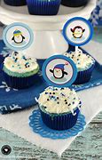 Image result for Penguin Cupcake Toppers