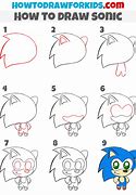 Image result for How to Draw Sonic in Steps