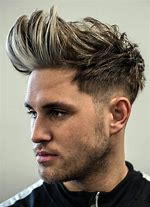 Image result for Messy Brush Up Taper Fade