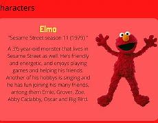 Image result for Elmo Cartoon Characters