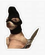 Image result for Dog with Ski Mask Meme