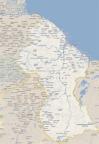 Image result for Guyana Cities Map