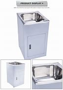 Image result for Stainless Steel Outdoor Sink