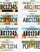 Image result for GA License Plate Drawing