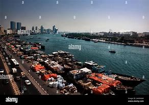 Image result for Dubai Creek Aerial Satellite Map