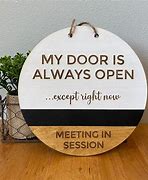 Image result for Office Out Sign for Door