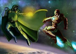 Image result for Dr. Doom vs Iron Man