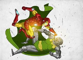 Image result for Dr. Doom vs Iron Man