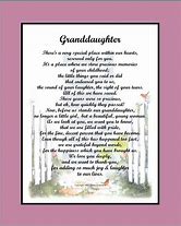 Image result for For My Granddaughter Birthday Poems