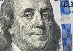 Image result for Franklin 100 Dollar Bill Face