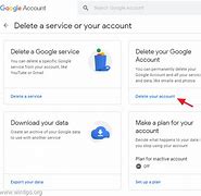 Image result for Delete Google Account