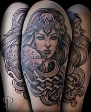 Image result for Aquarius Sleeve Tattoo