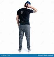 Image result for Man Black Shirt Hands Behind the Back