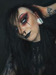 Image result for Goth Hat Covering Face