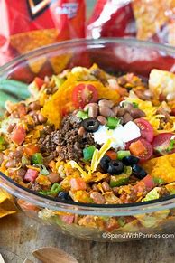 Image result for Cold Doritos Taco Salad