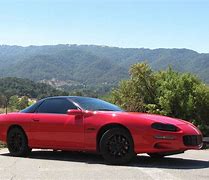 Image result for Red Camaro Black Wheels