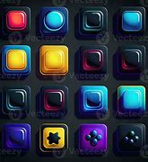 Image result for Square Game Button