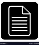 Image result for Document Icon White