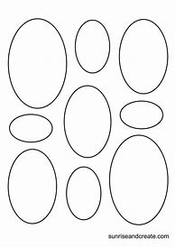 Image result for Oval Face Shape Printable